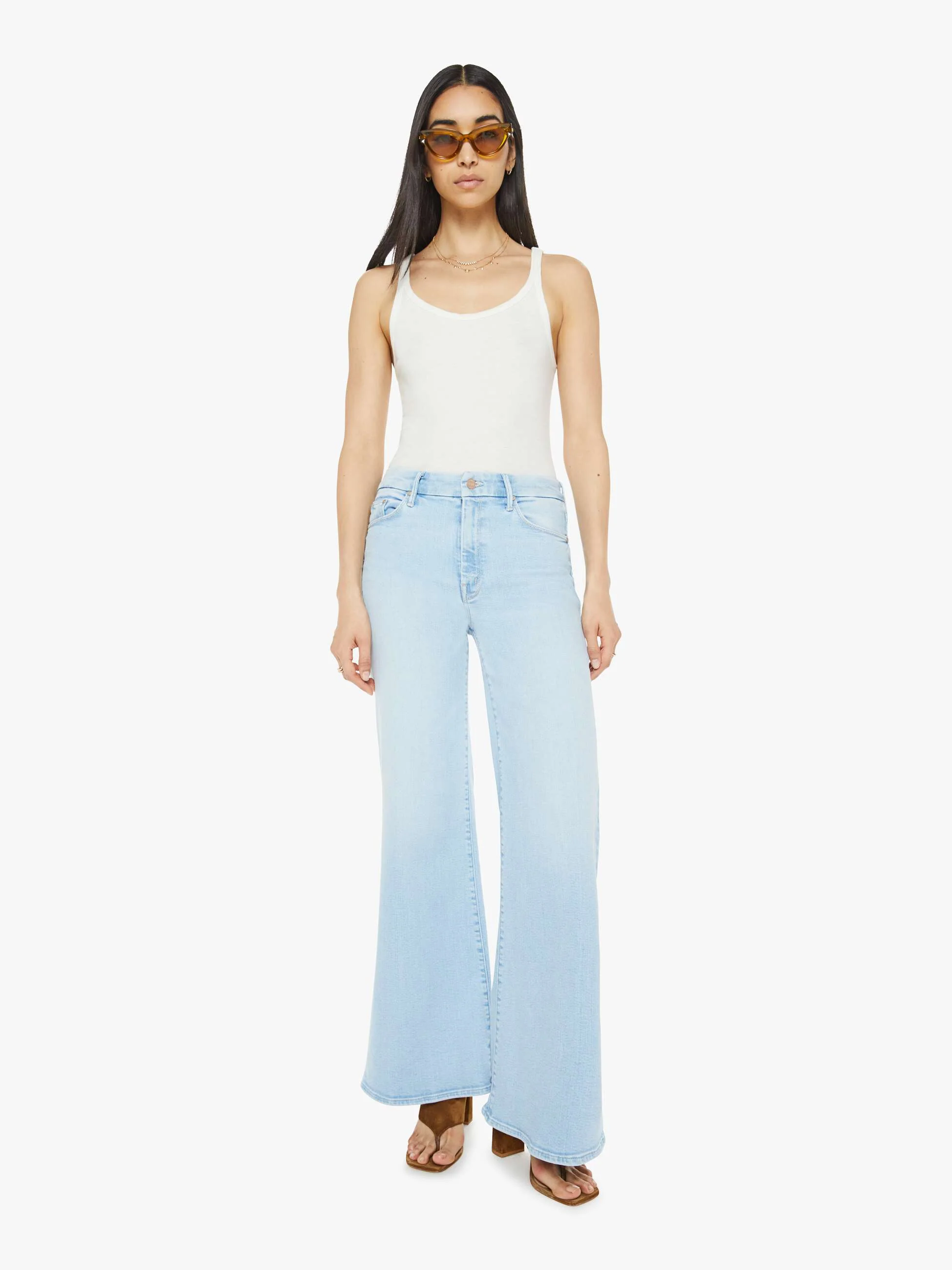 Ball's In Your Court The Roller Sneak Wide Leg Jean - Image 2