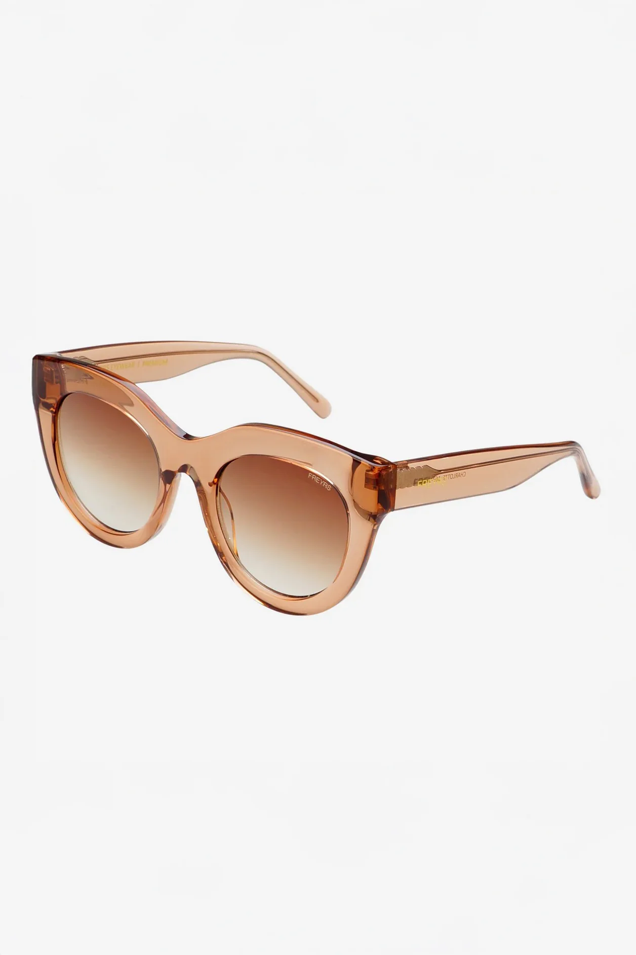 Brown Charlotte Cat Eye Sunglasses