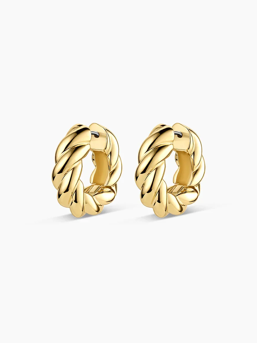 Gold Crew Helium Hoops