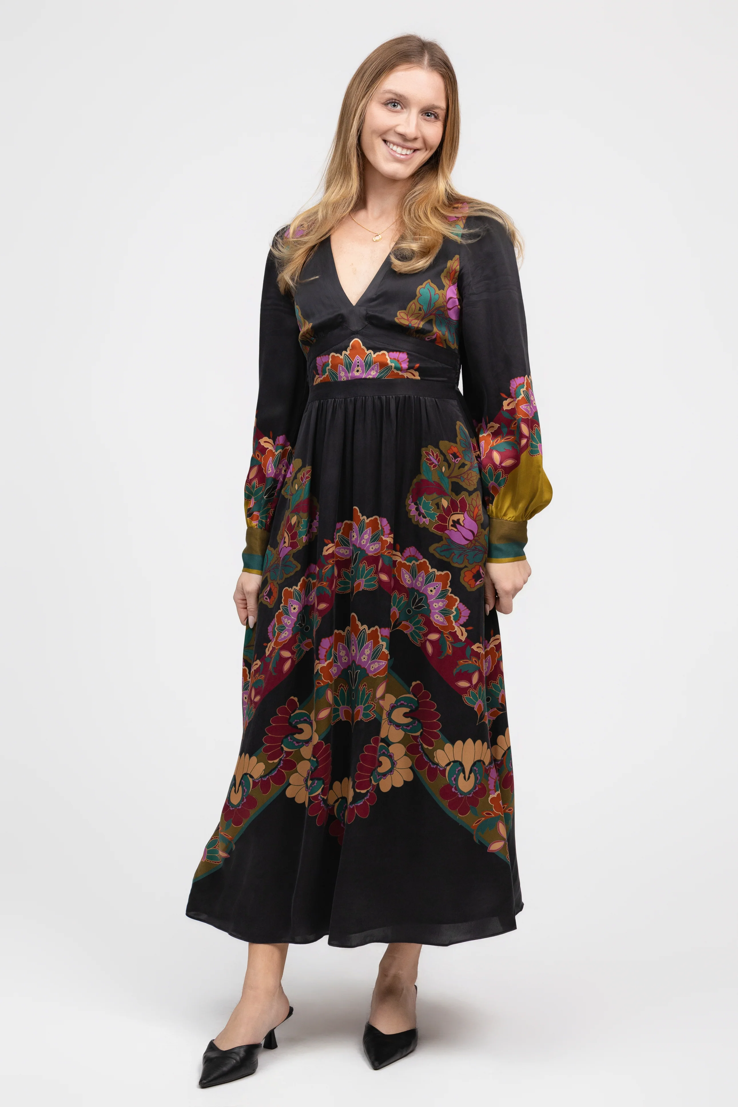 Lacquer Bush Lily Perle Dress