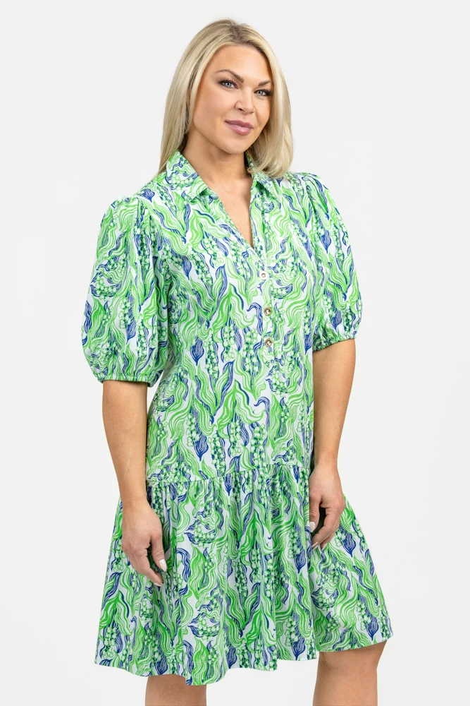 Putting Green Lilly Of The Valley Bingley Dress